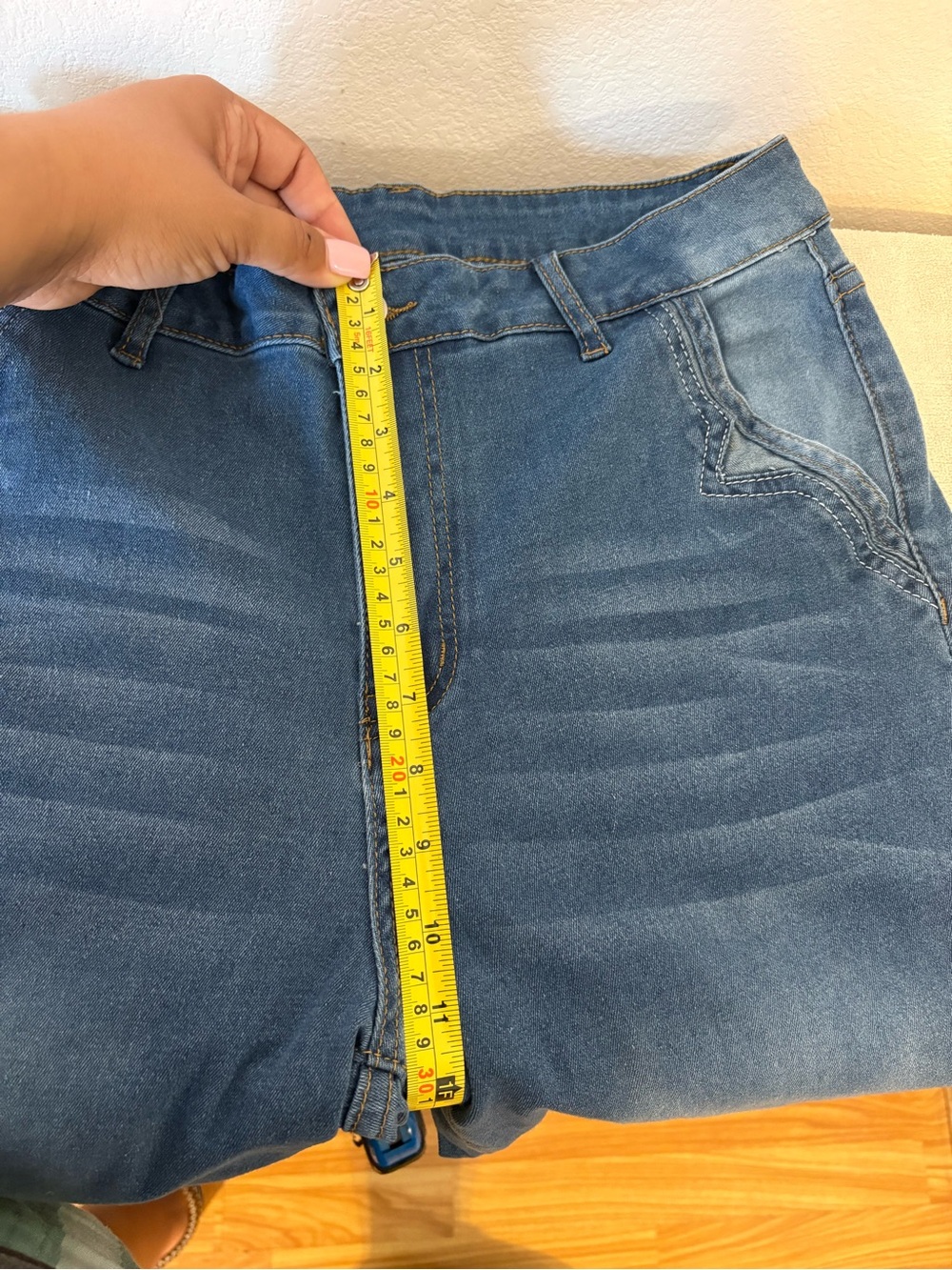 Women Size Large Jeans - High Waisted Wide Leg - Picture 4 of 7